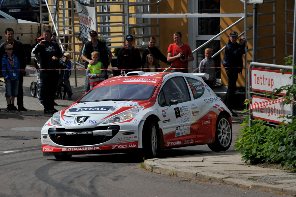 Esben Hegelund jagter en gentagelse på den sejr, han fik i sidste DM-afdeling
(Foto: Peugeot Sport Dealer Team DK)
